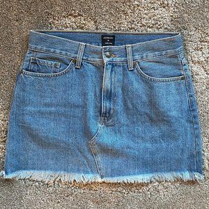 Just Black - Mini Denim Skirt - Jean Skirt